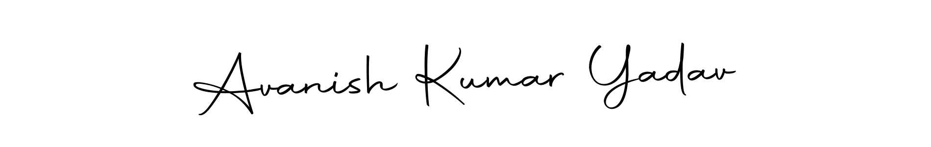 Create a beautiful signature design for name Avanish Kumar Yadav. With this signature (Autography-DOLnW) fonts, you can make a handwritten signature for free. Avanish Kumar Yadav signature style 10 images and pictures png