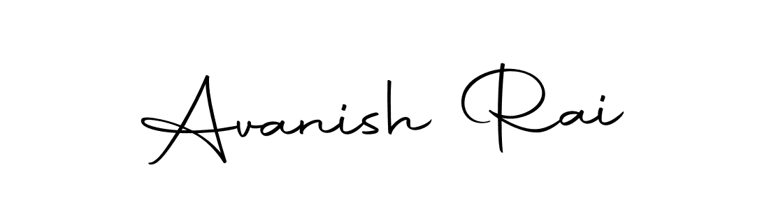 How to make Avanish Rai name signature. Use Autography-DOLnW style for creating short signs online. This is the latest handwritten sign. Avanish Rai signature style 10 images and pictures png