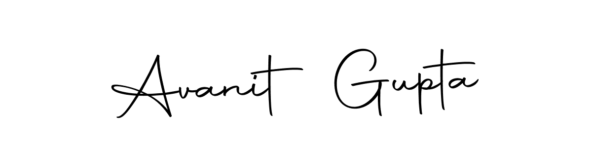 Design your own signature with our free online signature maker. With this signature software, you can create a handwritten (Autography-DOLnW) signature for name Avanit Gupta. Avanit Gupta signature style 10 images and pictures png