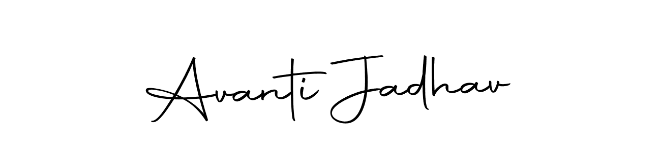 How to make Avanti Jadhav signature? Autography-DOLnW is a professional autograph style. Create handwritten signature for Avanti Jadhav name. Avanti Jadhav signature style 10 images and pictures png