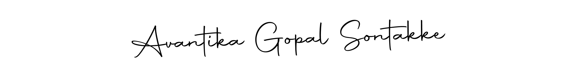 Design your own signature with our free online signature maker. With this signature software, you can create a handwritten (Autography-DOLnW) signature for name Avantika Gopal Sontakke. Avantika Gopal Sontakke signature style 10 images and pictures png