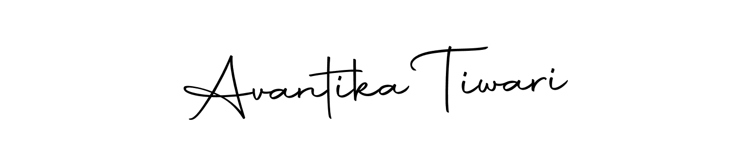 You should practise on your own different ways (Autography-DOLnW) to write your name (Avantika Tiwari) in signature. don't let someone else do it for you. Avantika Tiwari signature style 10 images and pictures png