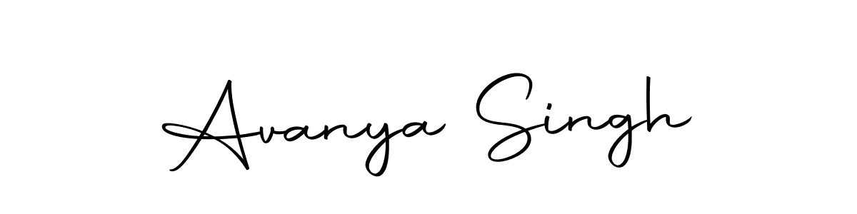 Design your own signature with our free online signature maker. With this signature software, you can create a handwritten (Autography-DOLnW) signature for name Avanya Singh. Avanya Singh signature style 10 images and pictures png