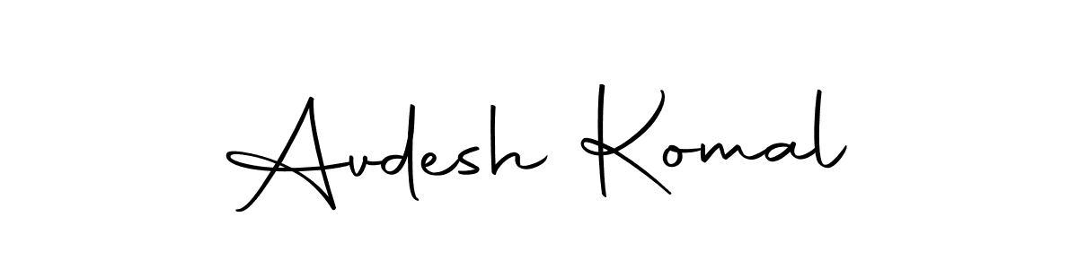 Make a beautiful signature design for name Avdesh Komal. With this signature (Autography-DOLnW) style, you can create a handwritten signature for free. Avdesh Komal signature style 10 images and pictures png