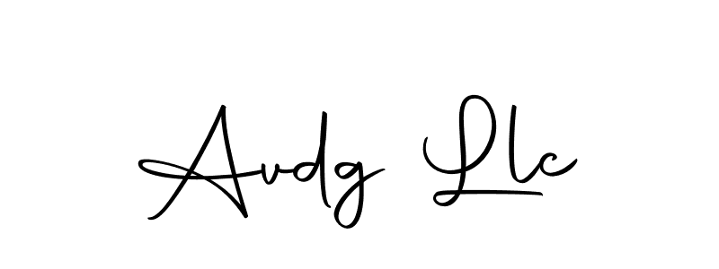 Create a beautiful signature design for name Avdg Llc. With this signature (Autography-DOLnW) fonts, you can make a handwritten signature for free. Avdg Llc signature style 10 images and pictures png