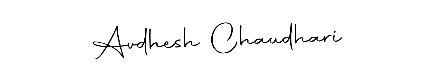Make a beautiful signature design for name Avdhesh Chaudhari. With this signature (Autography-DOLnW) style, you can create a handwritten signature for free. Avdhesh Chaudhari signature style 10 images and pictures png