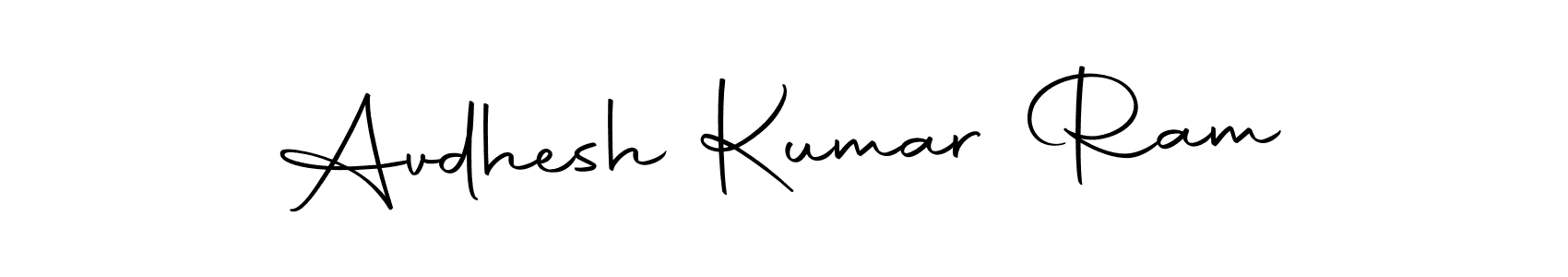 The best way (Autography-DOLnW) to make a short signature is to pick only two or three words in your name. The name Avdhesh Kumar Ram include a total of six letters. For converting this name. Avdhesh Kumar Ram signature style 10 images and pictures png