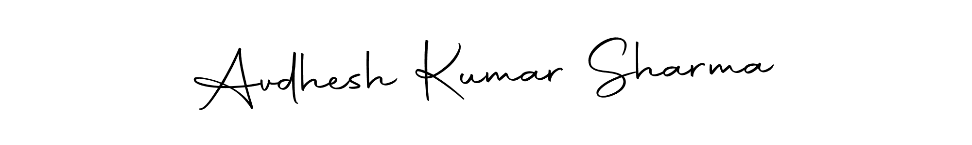 Use a signature maker to create a handwritten signature online. With this signature software, you can design (Autography-DOLnW) your own signature for name Avdhesh Kumar Sharma. Avdhesh Kumar Sharma signature style 10 images and pictures png