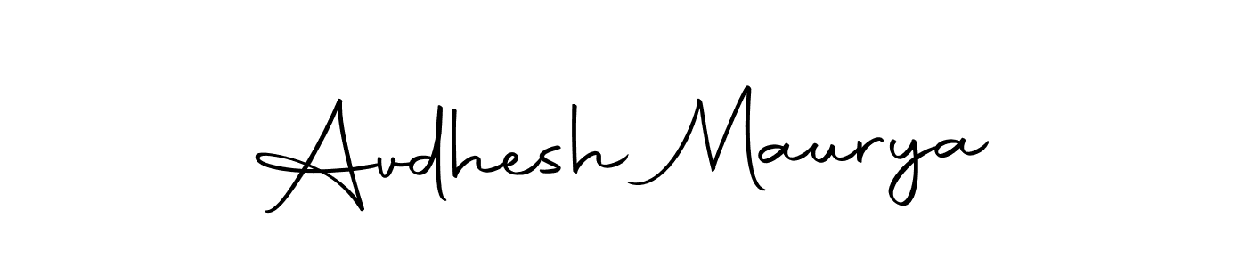 Make a beautiful signature design for name Avdhesh Maurya. Use this online signature maker to create a handwritten signature for free. Avdhesh Maurya signature style 10 images and pictures png