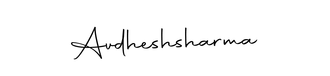 Autography-DOLnW is a professional signature style that is perfect for those who want to add a touch of class to their signature. It is also a great choice for those who want to make their signature more unique. Get Avdheshsharma name to fancy signature for free. Avdheshsharma signature style 10 images and pictures png