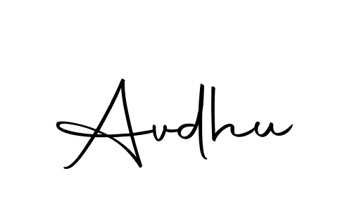 if you are searching for the best signature style for your name Avdhu. so please give up your signature search. here we have designed multiple signature styles  using Autography-DOLnW. Avdhu signature style 10 images and pictures png