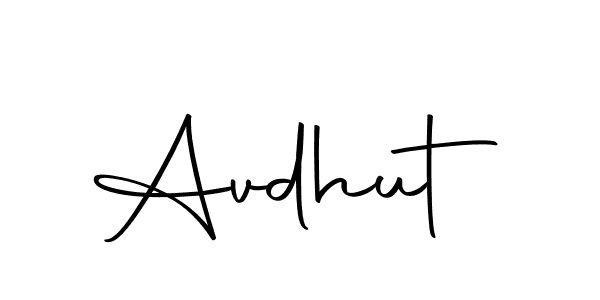 How to make Avdhut name signature. Use Autography-DOLnW style for creating short signs online. This is the latest handwritten sign. Avdhut signature style 10 images and pictures png