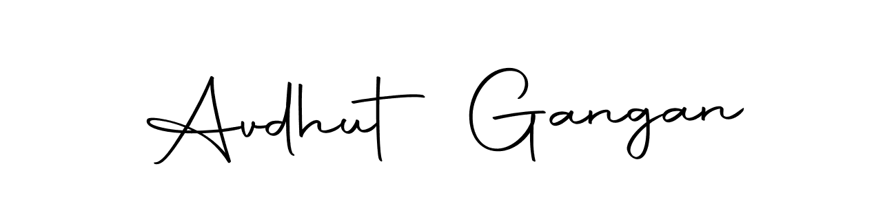 Make a beautiful signature design for name Avdhut Gangan. Use this online signature maker to create a handwritten signature for free. Avdhut Gangan signature style 10 images and pictures png
