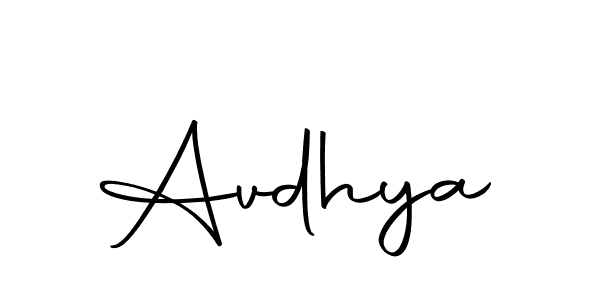 How to make Avdhya name signature. Use Autography-DOLnW style for creating short signs online. This is the latest handwritten sign. Avdhya signature style 10 images and pictures png