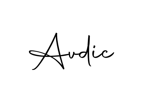 if you are searching for the best signature style for your name Avdic. so please give up your signature search. here we have designed multiple signature styles  using Autography-DOLnW. Avdic signature style 10 images and pictures png
