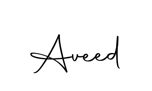 Design your own signature with our free online signature maker. With this signature software, you can create a handwritten (Autography-DOLnW) signature for name Aveed. Aveed signature style 10 images and pictures png