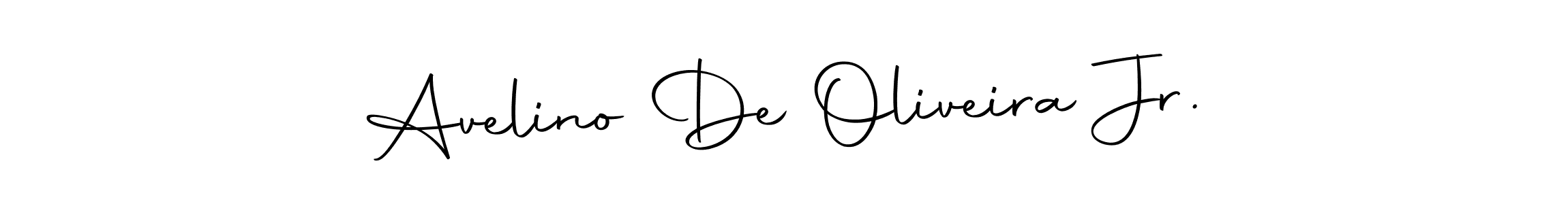 You should practise on your own different ways (Autography-DOLnW) to write your name (Avelino De Oliveira Jr.) in signature. don't let someone else do it for you. Avelino De Oliveira Jr. signature style 10 images and pictures png