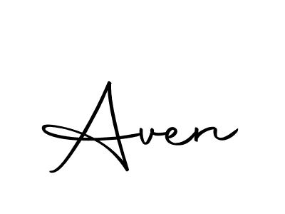 You should practise on your own different ways (Autography-DOLnW) to write your name (Aven) in signature. don't let someone else do it for you. Aven signature style 10 images and pictures png