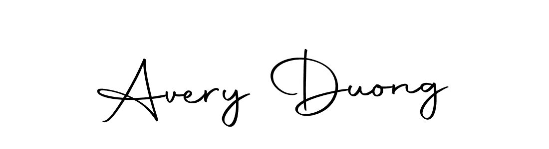 Make a beautiful signature design for name Avery Duong. Use this online signature maker to create a handwritten signature for free. Avery Duong signature style 10 images and pictures png