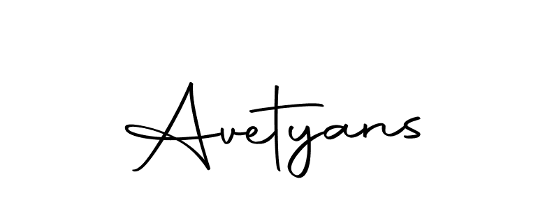 Create a beautiful signature design for name Avetyans. With this signature (Autography-DOLnW) fonts, you can make a handwritten signature for free. Avetyans signature style 10 images and pictures png