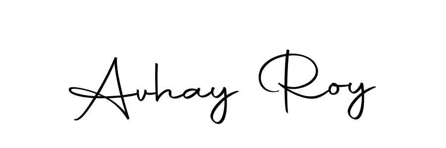 Design your own signature with our free online signature maker. With this signature software, you can create a handwritten (Autography-DOLnW) signature for name Avhay Roy. Avhay Roy signature style 10 images and pictures png