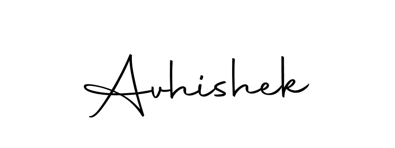 Create a beautiful signature design for name Avhishek. With this signature (Autography-DOLnW) fonts, you can make a handwritten signature for free. Avhishek signature style 10 images and pictures png