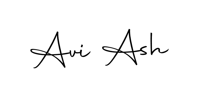 Design your own signature with our free online signature maker. With this signature software, you can create a handwritten (Autography-DOLnW) signature for name Avi Ash. Avi Ash signature style 10 images and pictures png