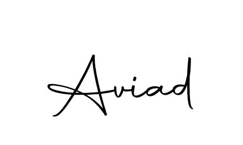 Create a beautiful signature design for name Aviad. With this signature (Autography-DOLnW) fonts, you can make a handwritten signature for free. Aviad signature style 10 images and pictures png