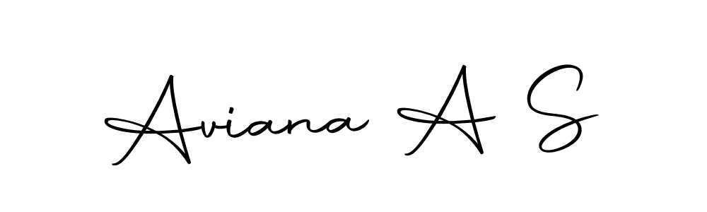 Also we have Aviana A S name is the best signature style. Create professional handwritten signature collection using Autography-DOLnW autograph style. Aviana A S signature style 10 images and pictures png