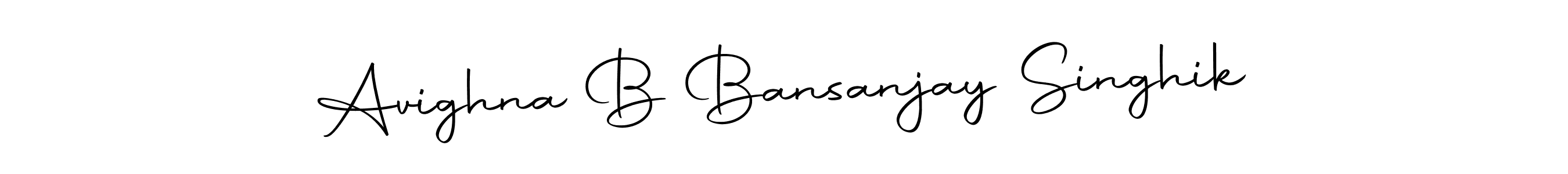 Similarly Autography-DOLnW is the best handwritten signature design. Signature creator online .You can use it as an online autograph creator for name Avighna B Bansanjay Singhik. Avighna B Bansanjay Singhik signature style 10 images and pictures png