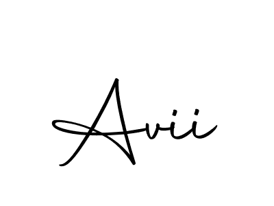 You should practise on your own different ways (Autography-DOLnW) to write your name (Avii) in signature. don't let someone else do it for you. Avii signature style 10 images and pictures png