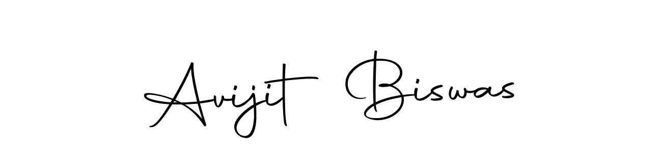 Create a beautiful signature design for name Avijit Biswas. With this signature (Autography-DOLnW) fonts, you can make a handwritten signature for free. Avijit Biswas signature style 10 images and pictures png