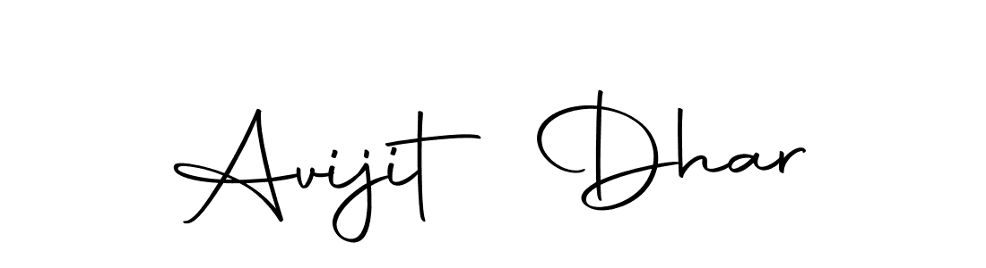 The best way (Autography-DOLnW) to make a short signature is to pick only two or three words in your name. The name Avijit Dhar include a total of six letters. For converting this name. Avijit Dhar signature style 10 images and pictures png