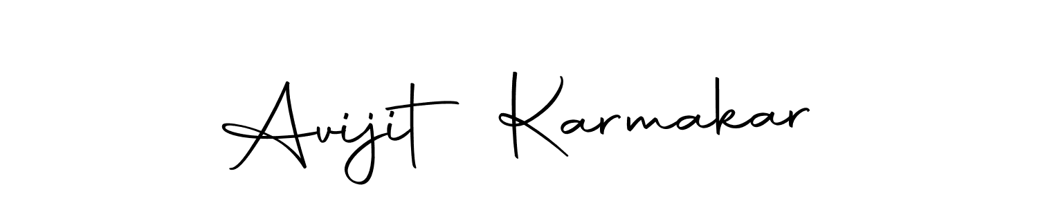 The best way (Autography-DOLnW) to make a short signature is to pick only two or three words in your name. The name Avijit Karmakar include a total of six letters. For converting this name. Avijit Karmakar signature style 10 images and pictures png