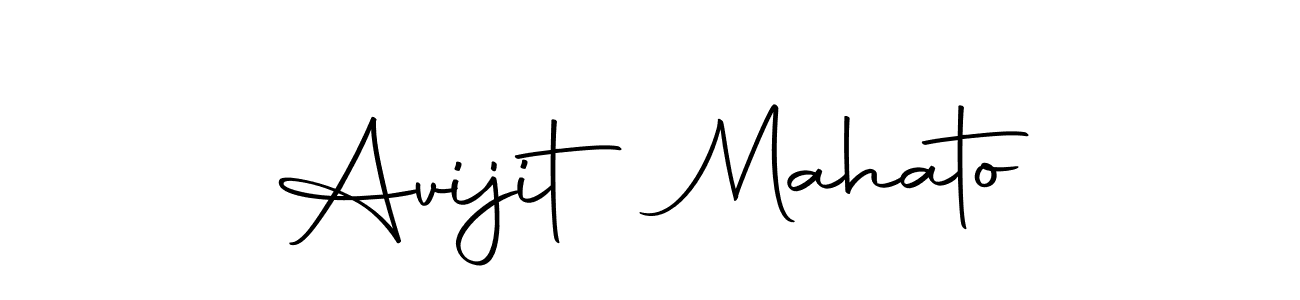 How to make Avijit Mahato name signature. Use Autography-DOLnW style for creating short signs online. This is the latest handwritten sign. Avijit Mahato signature style 10 images and pictures png