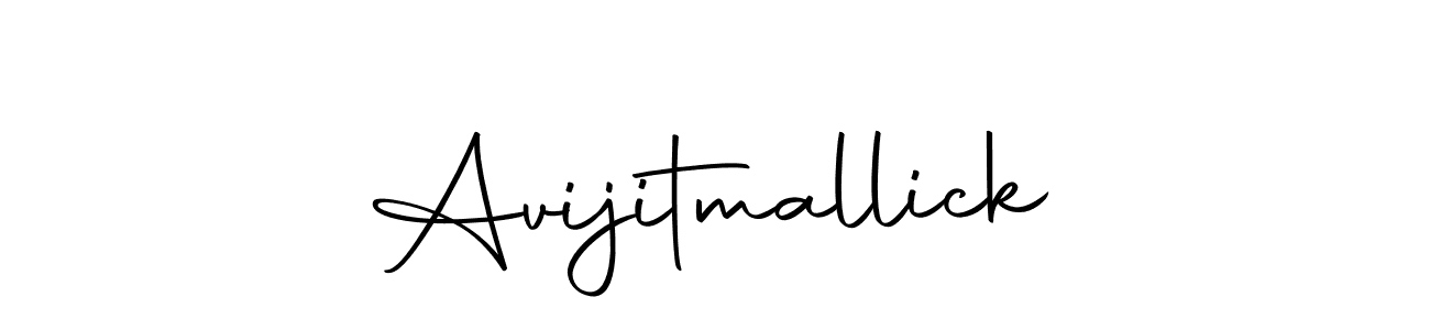 How to make Avijitmallick name signature. Use Autography-DOLnW style for creating short signs online. This is the latest handwritten sign. Avijitmallick signature style 10 images and pictures png