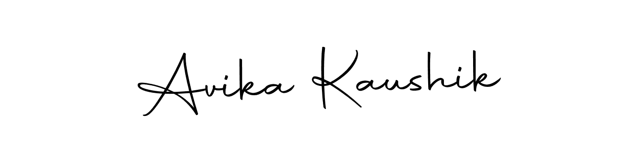 How to make Avika Kaushik signature? Autography-DOLnW is a professional autograph style. Create handwritten signature for Avika Kaushik name. Avika Kaushik signature style 10 images and pictures png