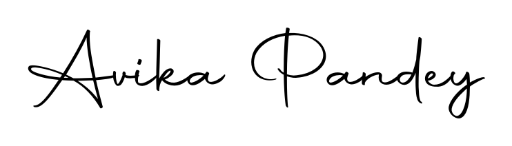 The Autography-DOLnW font transforms the name Avika Pandey into an executive sign with sharp precision and distinguished character. Avika Pandey signature style 10 images and pictures png