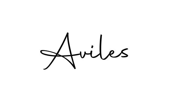 Use a signature maker to create a handwritten signature online. With this signature software, you can design (Autography-DOLnW) your own signature for name Aviles. Aviles signature style 10 images and pictures png