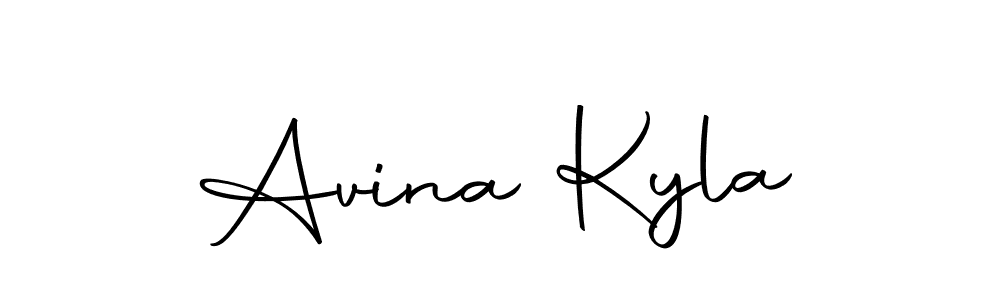 Make a beautiful signature design for name Avina Kyla. Use this online signature maker to create a handwritten signature for free. Avina Kyla signature style 10 images and pictures png