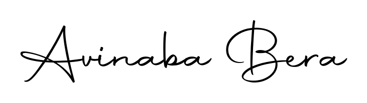 The Autography-DOLnW handwriting style adds charm and authenticity to name Avinaba Bera. A wonderful choice for personal thank-you notes. Avinaba Bera signature style 10 images and pictures png