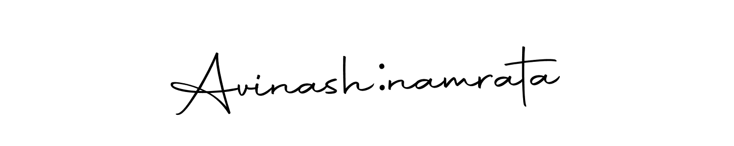 Design your own signature with our free online signature maker. With this signature software, you can create a handwritten (Autography-DOLnW) signature for name Avinash:namrata. Avinash:namrata signature style 10 images and pictures png
