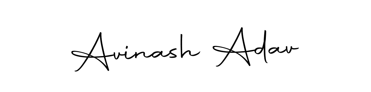 Avinash Adav stylish signature style. Best Handwritten Sign (Autography-DOLnW) for my name. Handwritten Signature Collection Ideas for my name Avinash Adav. Avinash Adav signature style 10 images and pictures png