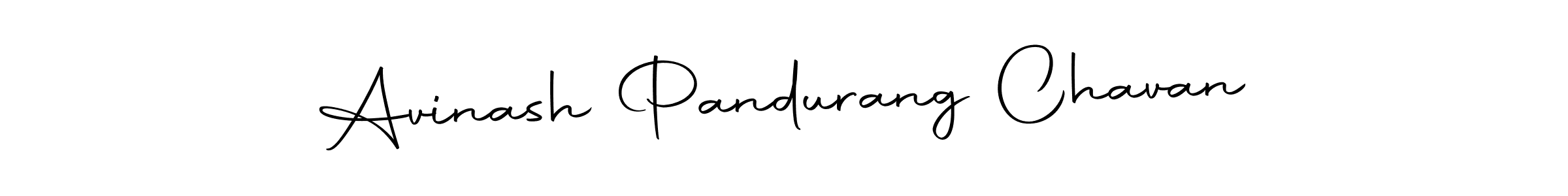 How to make Avinash Pandurang Chavan name signature. Use Autography-DOLnW style for creating short signs online. This is the latest handwritten sign. Avinash Pandurang Chavan signature style 10 images and pictures png