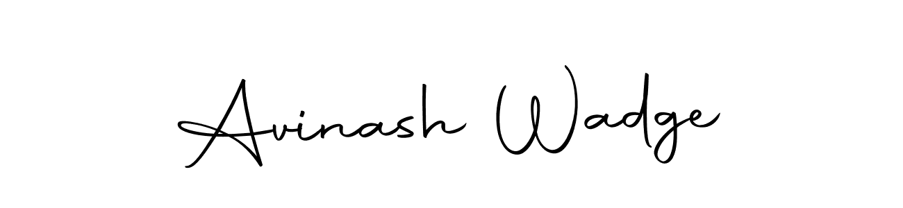 Also we have Avinash Wadge name is the best signature style. Create professional handwritten signature collection using Autography-DOLnW autograph style. Avinash Wadge signature style 10 images and pictures png