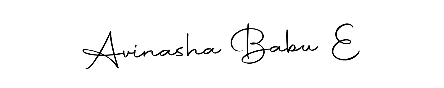 Design your own signature with our free online signature maker. With this signature software, you can create a handwritten (Autography-DOLnW) signature for name Avinasha Babu E. Avinasha Babu E signature style 10 images and pictures png