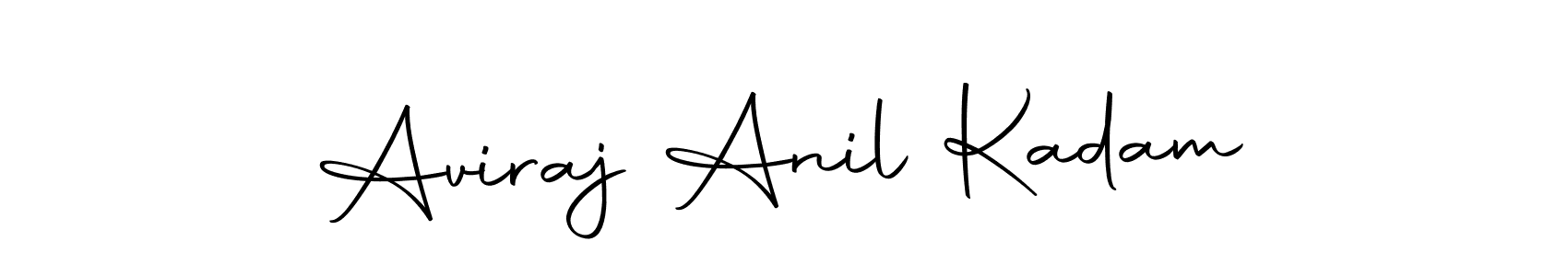 The best way (Autography-DOLnW) to make a short signature is to pick only two or three words in your name. The name Aviraj Anil Kadam include a total of six letters. For converting this name. Aviraj Anil Kadam signature style 10 images and pictures png