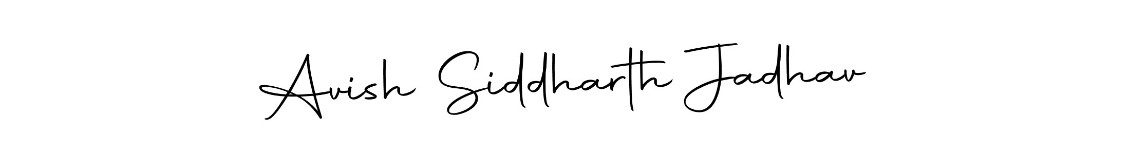 Design your own signature with our free online signature maker. With this signature software, you can create a handwritten (Autography-DOLnW) signature for name Avish Siddharth Jadhav. Avish Siddharth Jadhav signature style 10 images and pictures png