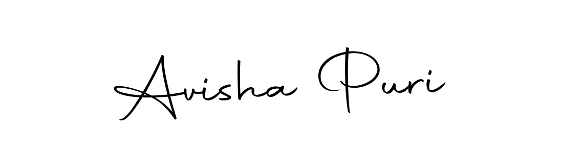 Make a beautiful signature design for name Avisha Puri. With this signature (Autography-DOLnW) style, you can create a handwritten signature for free. Avisha Puri signature style 10 images and pictures png