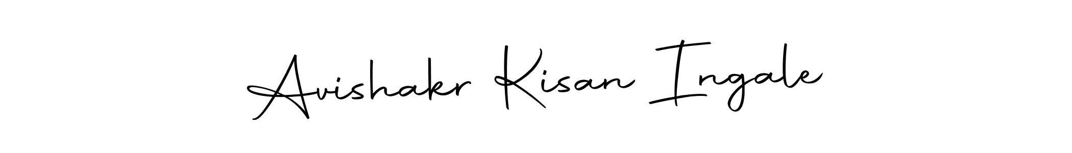 This is the best signature style for the Avishakr Kisan Ingale name. Also you like these signature font (Autography-DOLnW). Mix name signature. Avishakr Kisan Ingale signature style 10 images and pictures png